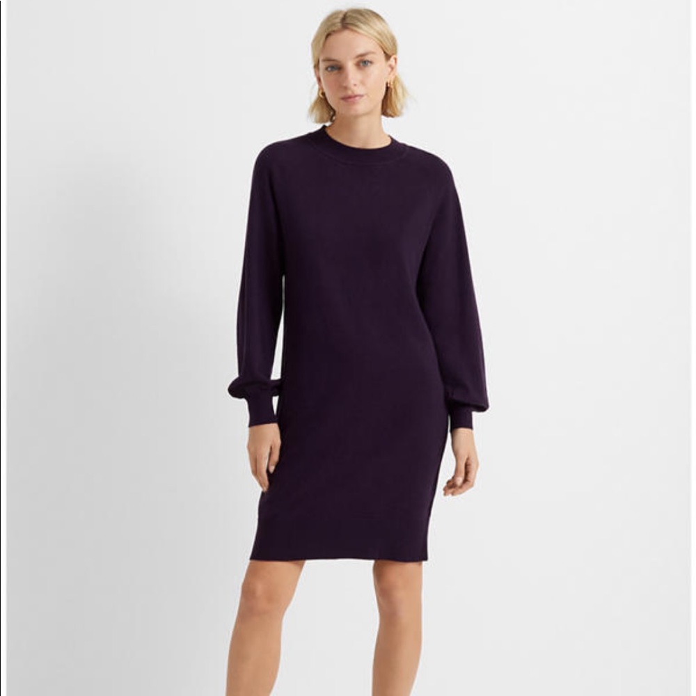 NWT Club Monaco Madisson Sweater Dress Plum Sz XS